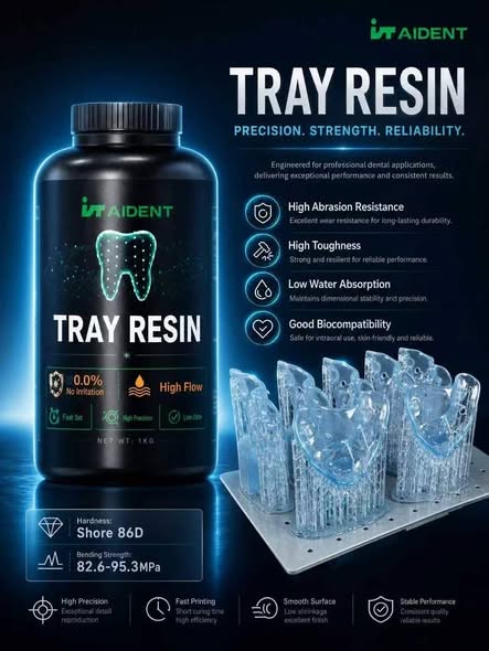 Aident Dental Tray Resin úspěšně získal certifikaci CE a posouvá globální pra...